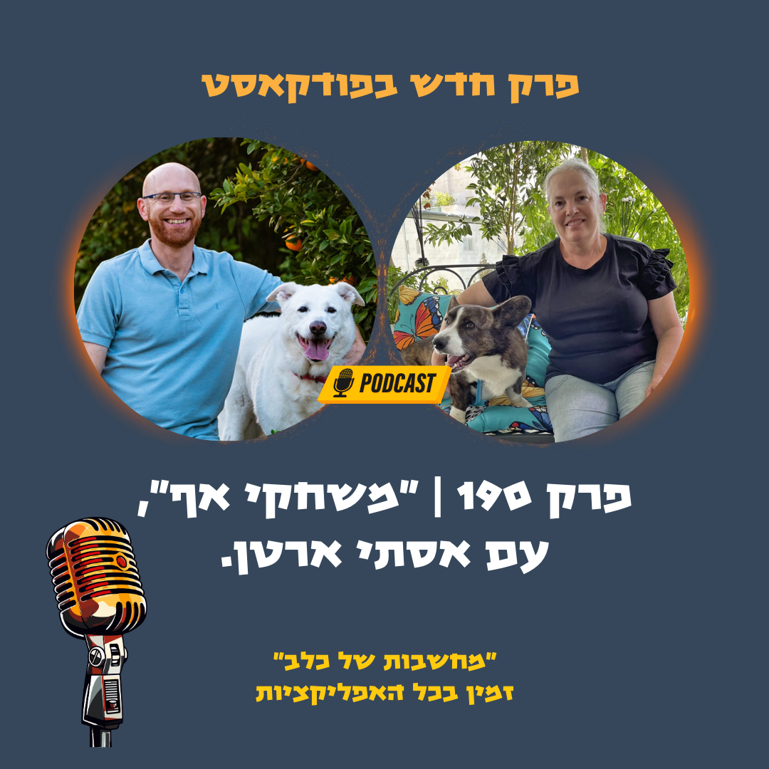 גיא תיכון, מטפל התנהגותי בכלבים, אילוף כלבים, פודקאסט מחשבות של כלב, אילוף גורים